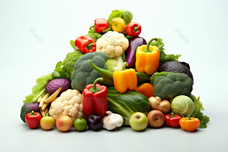 简单背景生态农业蔬菜和水果,高清,摄影图,摄影图片,图片大全,摄影图免费下载